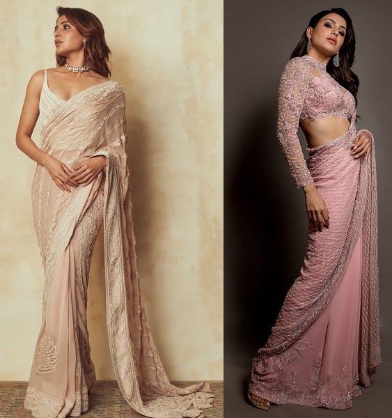 20 Hot Pics of Actress Samantha Ruth Prabhu in Saree 2025