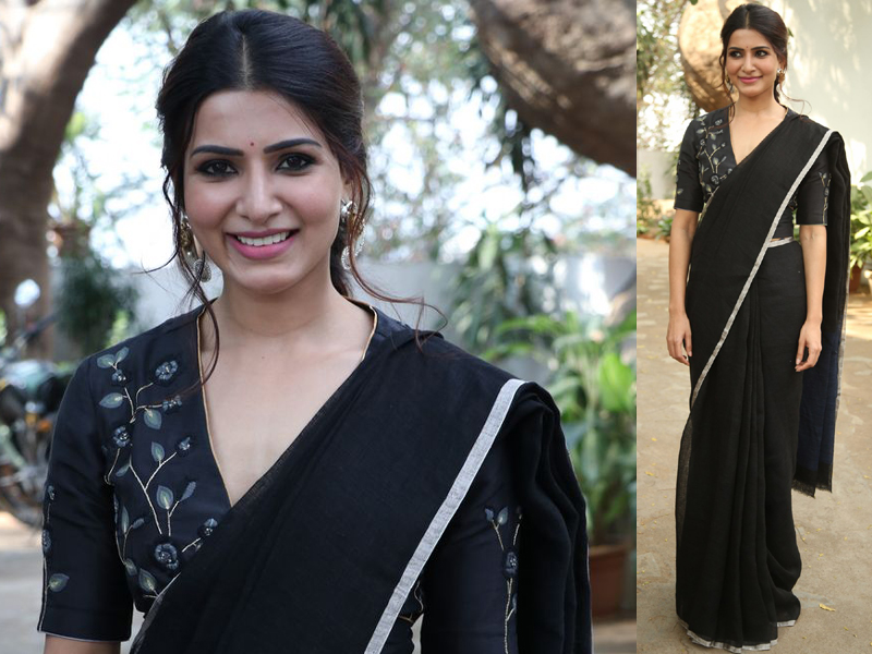 20 Hot Pics of Actress Samantha Ruth Prabhu in Saree 2025