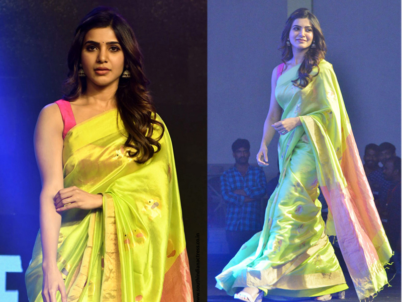 20 Hot Pics of Actress Samantha Ruth Prabhu in Saree 2025