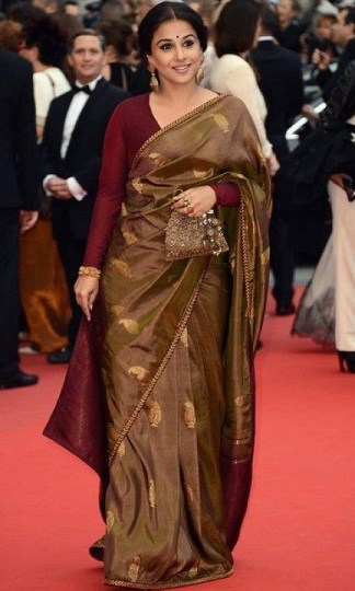 10+ Beautiful Looks of Vidya Balan in Saree - Latest Pics