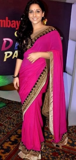 10+ Beautiful Looks of Vidya Balan in Saree - Latest Pics