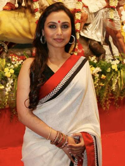 9 Beautiful Pictures of Rani Mukherjee in Saree