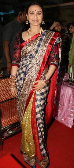 9 Beautiful Pictures of Rani Mukherjee in Saree