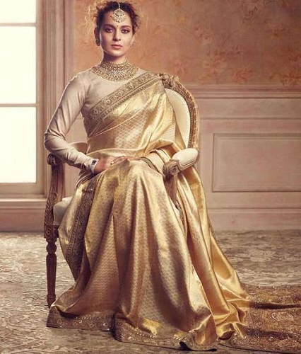 15 Stunning Looks of Kangana Ranaut in Saree - Latest Collection