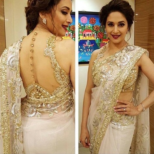 Beautiful Looks of Madhuri Dixit in Saree With Pictures | I Fashion Styles