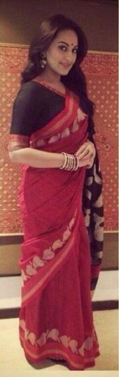 20 Stunning Look of Sonakshi Sinha In Saree - Our Top Pictures!