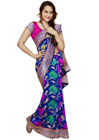 20 Stunning Look of Sonakshi Sinha In Saree - Our Top Pictures!