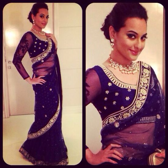 20 Stunning Look of Sonakshi Sinha In Saree - Our Top Pictures!