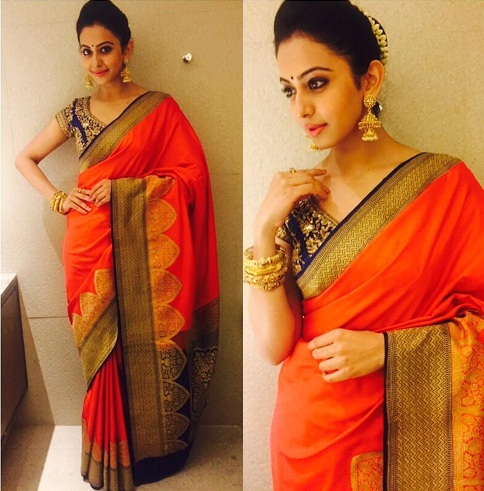 Beautiful Rakul Preet Singh in Saree - Stunning Looks | I Fashion Styles