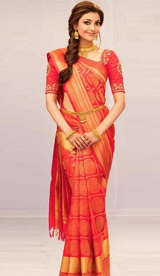 Latest Pictures of Kajal Agarwal in Saree - 10 Beautiful Collection