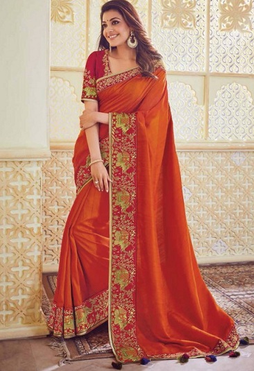 Latest Pictures of Kajal Agarwal in Saree - 10 Beautiful Collection