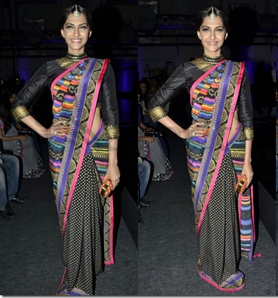Sonam Kapoor in Saree - Chic and Trendy Traditional Looks