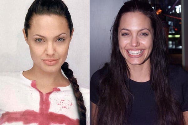 50 Famous Actresses Before and After Makeup Faces 2023