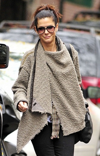 10 Pictures of Sandra Bullock without Makeup | I Fashion Styles