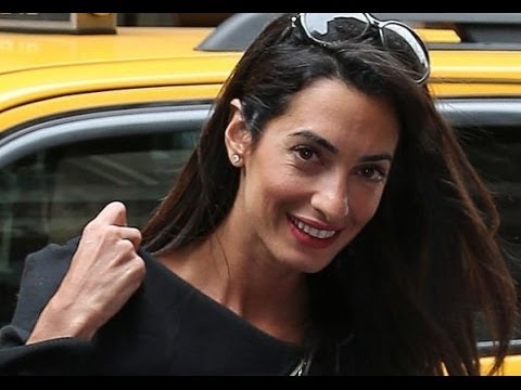 Top 9 Pictures of Amal Clooney Without Makeup
