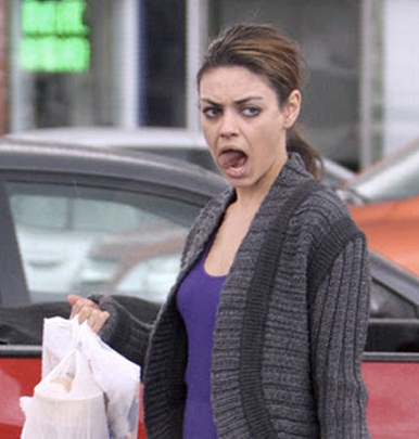 9 Unseen Photos of Mila Kunis without Makeup | I Fashion Styles