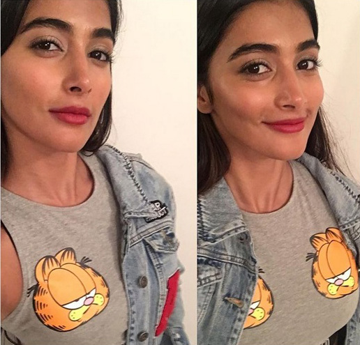 22 Natural Pooja Hedge Without Makeup Pictures