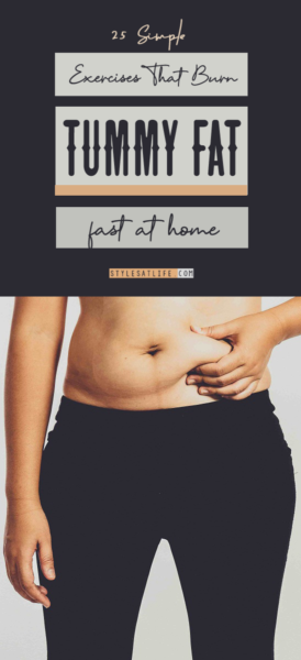 25 Simple Exercises to Reduce Belly Fat Quickly at Home