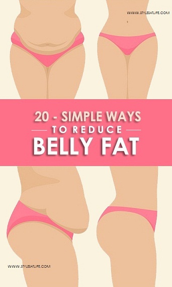 Belly Fat Diet: 20 Simple Ways To Reduce Belly Fat | I Fashion Styles