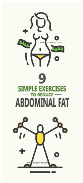 9 Simple Exercises to Reduce Abdominal Fat | I Fashion Styles