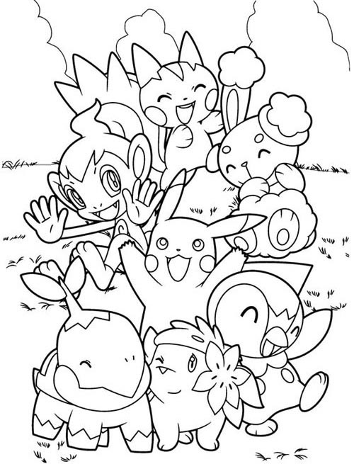 15 Expressive Pokemon Coloring Pages for Kids and Adults