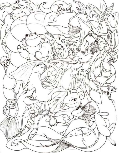 15 Expressive Pokemon Coloring Pages for Kids and Adults