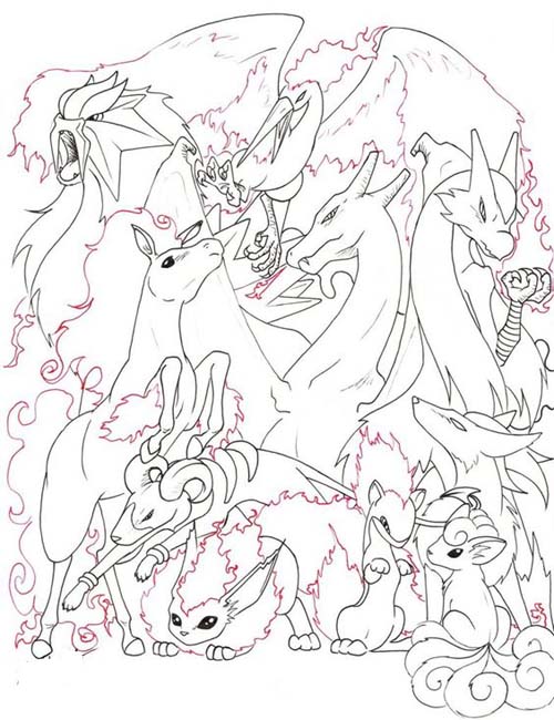 15 Expressive Pokemon Coloring Pages for Kids and Adults