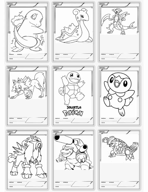 15 Expressive Pokemon Coloring Pages for Kids and Adults