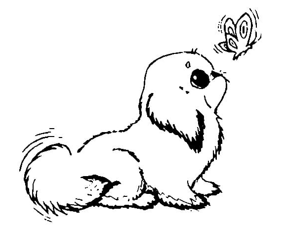 15 Simple and Best Dog Coloring Pages Free to Print