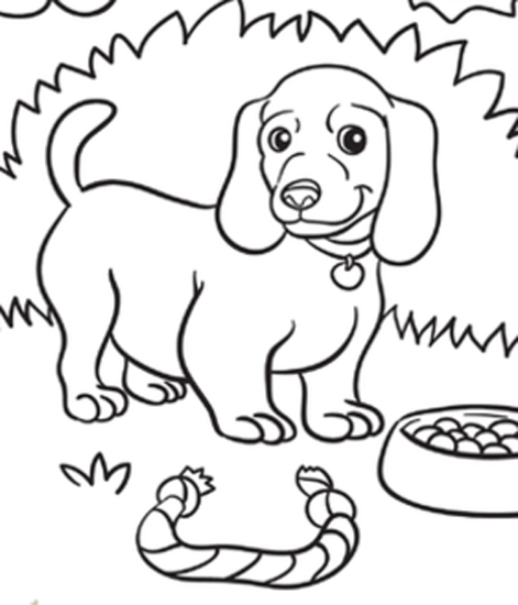 15 Simple and Best Dog Coloring Pages Free to Print