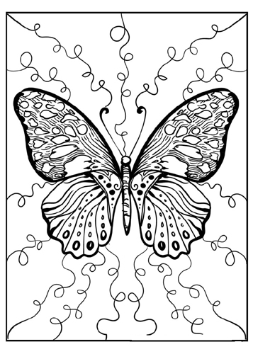 Butterfly Coloring Pages: 15 Free Pictures for Kids!