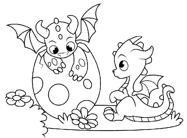 15 Cute Dragon Coloring Sheets for Kids of all Ages Love!