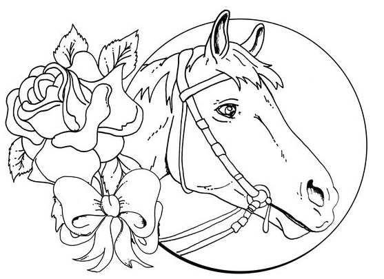 15 Beautiful Horse Coloring Pages for Kids