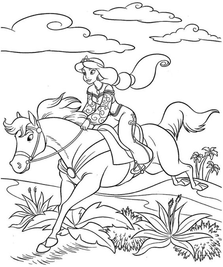 15 Beautiful Horse Coloring Pages for Kids