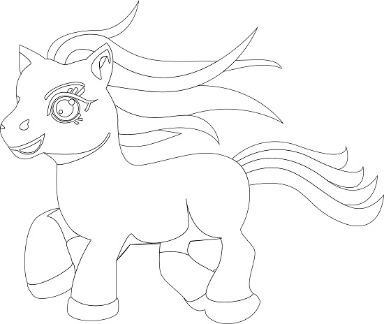 15 Beautiful Horse Coloring Pages for Kids