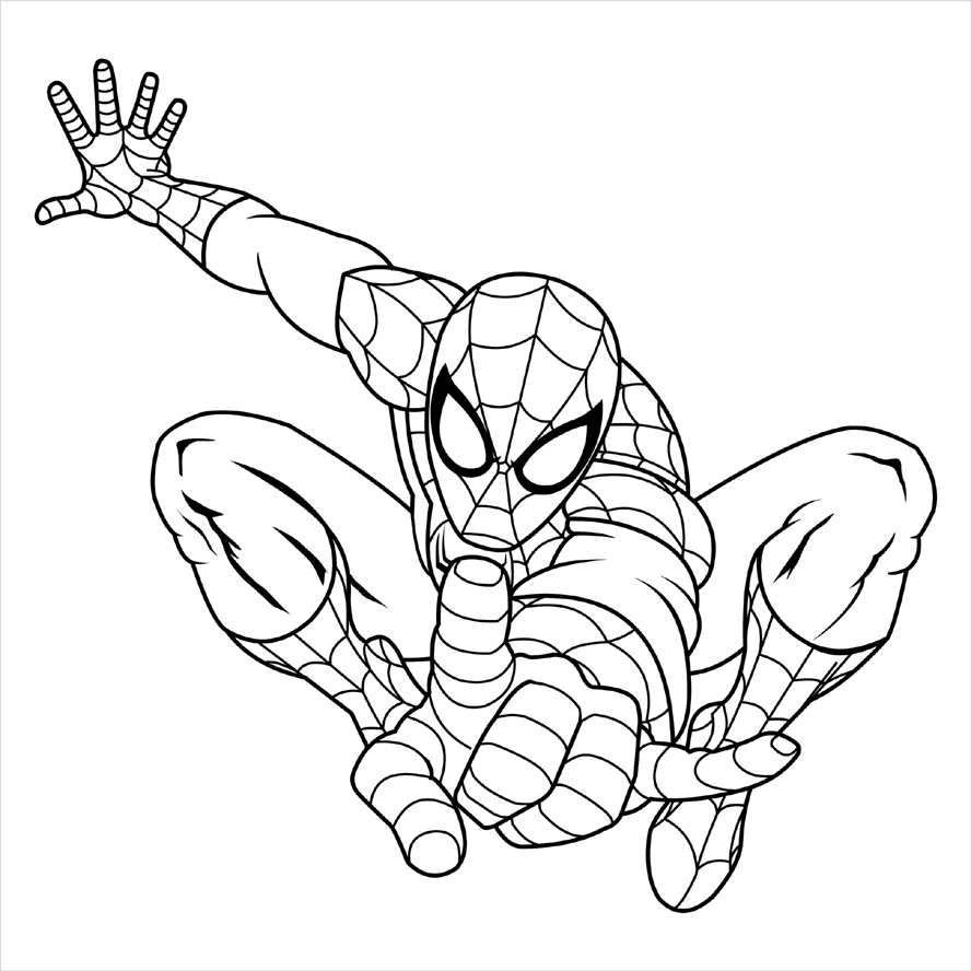 25 Free Spiderman Coloring Pages to Print and Enjoy 2024