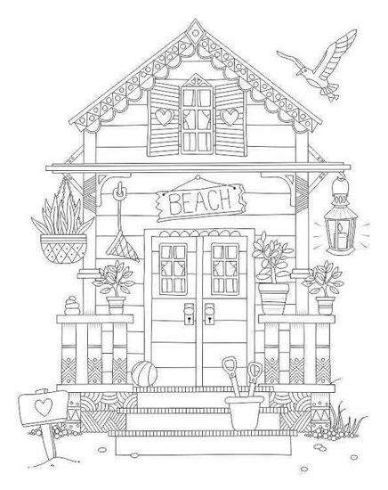House Colouring Pages: Top 15 Exceptional House Patterns