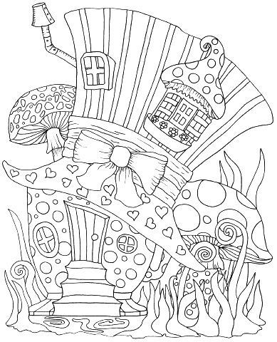 House Colouring Pages: Top 15 Exceptional House Patterns
