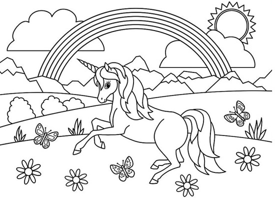 15 Rainbow Coloring Pages for Kids of All Ages will Love!