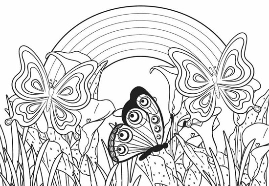15 Rainbow Coloring Pages for Kids of All Ages will Love!