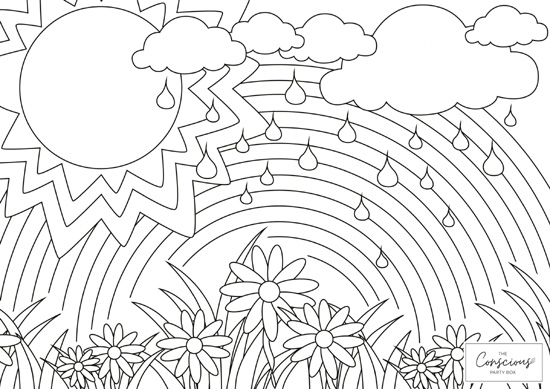 15 Rainbow Coloring Pages for Kids of All Ages will Love!