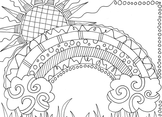 15 Rainbow Coloring Pages for Kids of All Ages will Love!