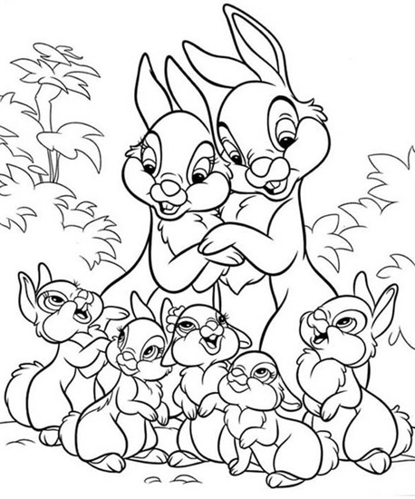 15 Beautiful Rabbit Coloring Pages for Kids in 2023