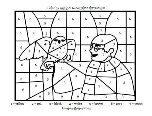 Add Magic to These Best 15 Harry Potter Coloring Pages with Colours