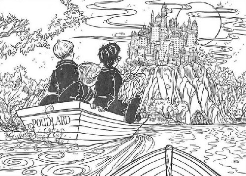 Add Magic to These Best 15 Harry Potter Coloring Pages with Colours