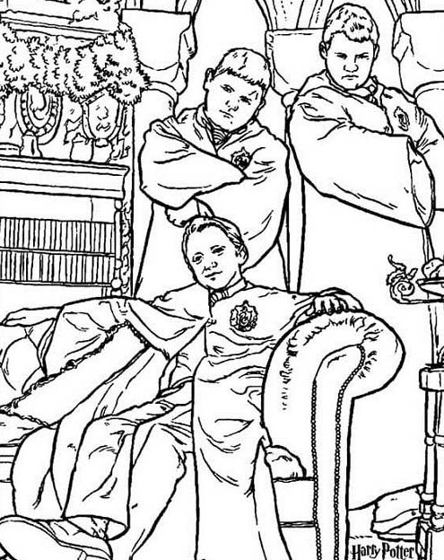 Add Magic to These Best 15 Harry Potter Coloring Pages with Colours