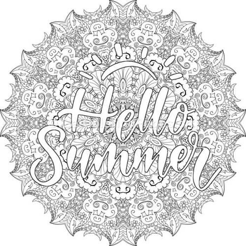 15 Enticing Summer Coloring Pages for Everyone in 2023