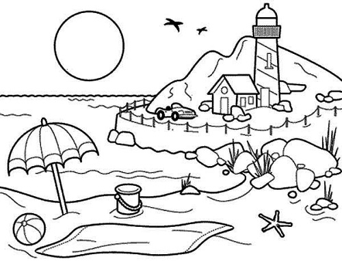 15 Enticing Summer Coloring Pages for Everyone in 2023