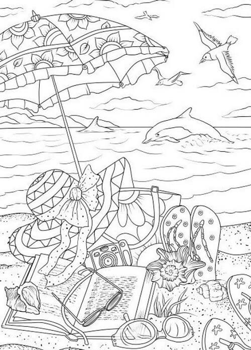 15 Enticing Summer Coloring Pages for Everyone in 2023