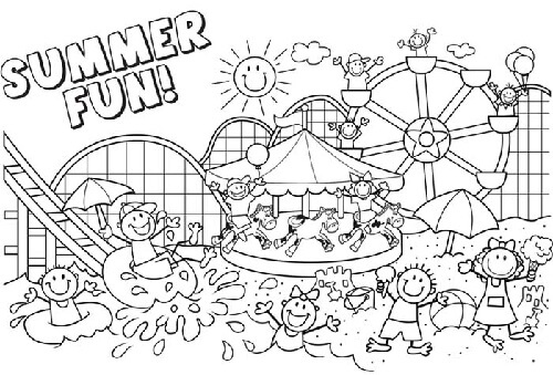 15 Enticing Summer Coloring Pages for Everyone in 2023